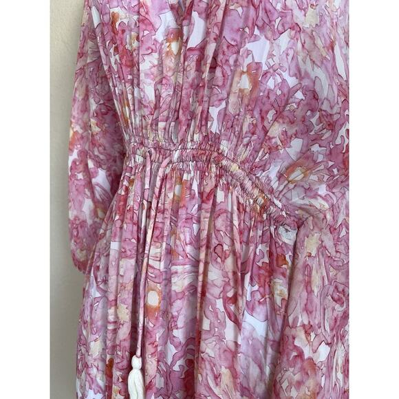 Anthropologie Rujuta Sheth Kaftan Maxi Dress Womens One Size Vacation Summer - Picture 4 of 10